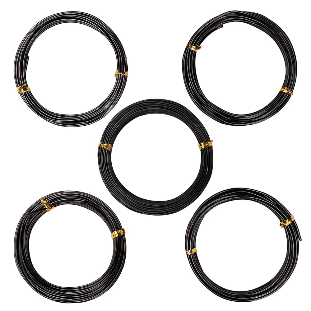 Amazon | 盆栽用 針金 園芸用アルミ線 ワイヤー 針金 5個セッ 1